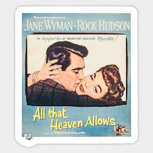 All That Heaven Allows Movie Poster Sticker